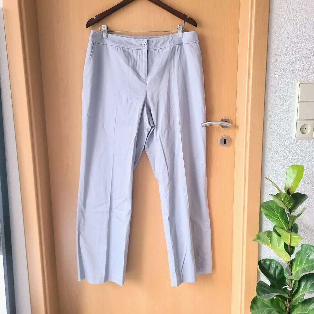 Pendleton Petal Power Lavender Purple Stretch Cotton Trouser Pants Women's 14